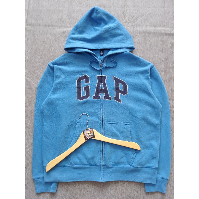 Hoodie gap biru