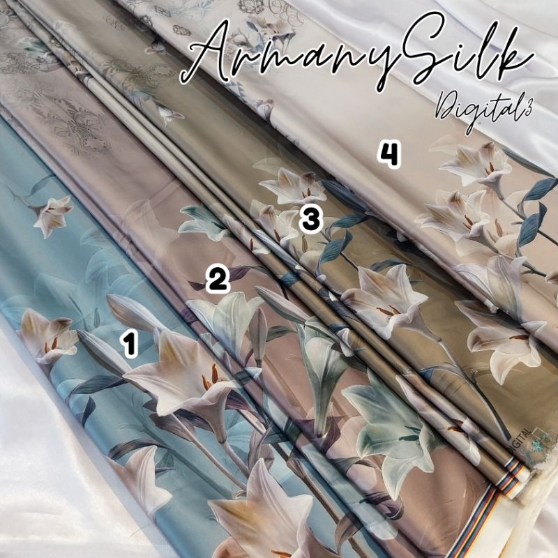armany silk digital 1.5 meter / armani print digital / armani silk / armany silk meteran / kain mete