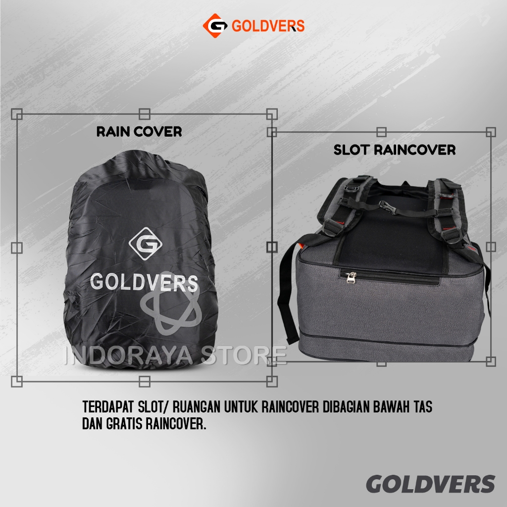 TERBARU Tas Ransel Sekolah Polo Goldvers Pria Wanita Tas Backpack Ransel Laptop 14inch Original