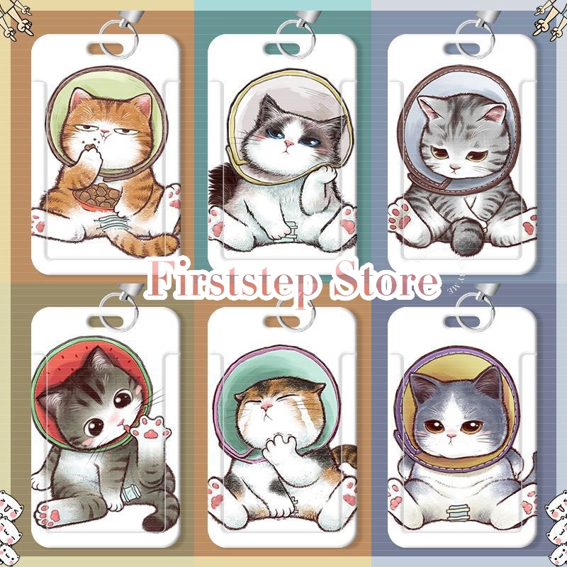 

FIRSTSTEP -Dog Cat Neko ID Card Holder / Name Tag / Gantungan Kartu Nama / Tali ID Card / Tempat Kartu ID Card Holder / ID Card Premium / Gantungan Kunci / Gantungan Kunci Anime Kartun / Gantungan Lucu / Gantungan ID Card Cute