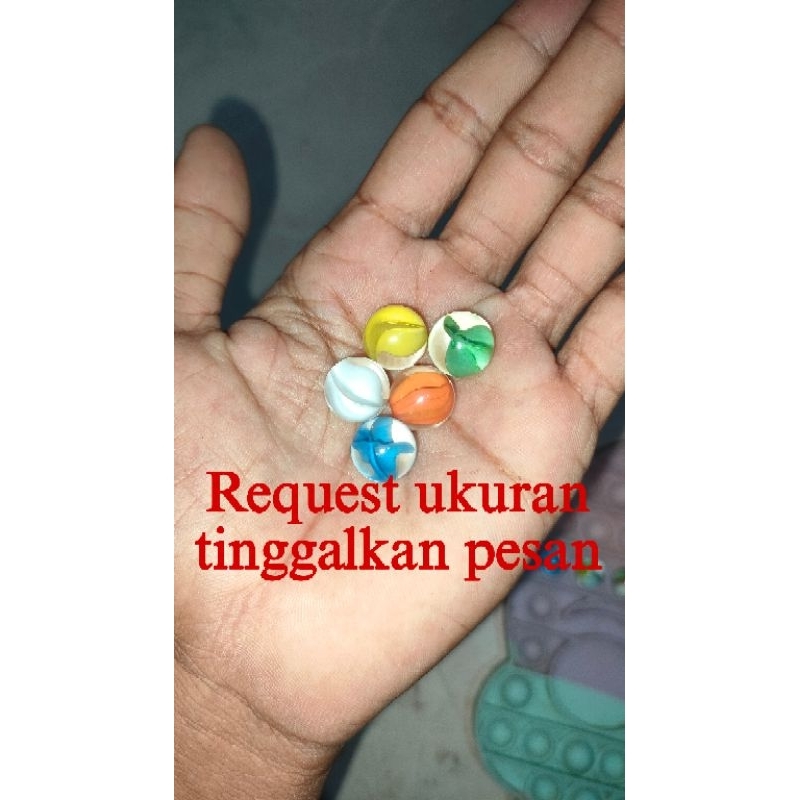 kelereng balap bisa pilih warna dan ukuran harga perbiji