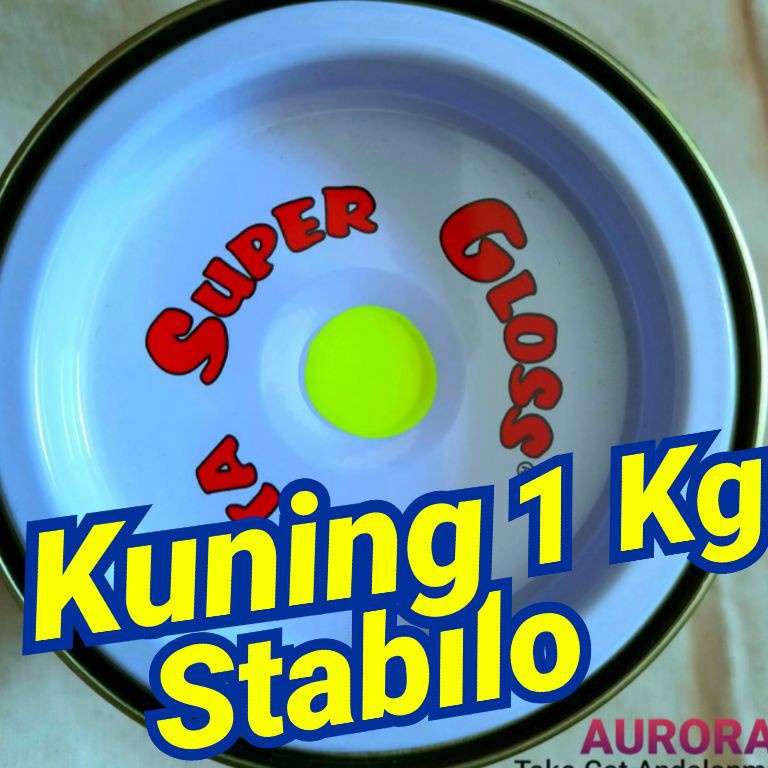 

KODE F25I Cat Kuning Stabilo 1Kilo Penta Super Gloss Floresen Skotlet Nyala Terang Fluorecent Scotlet 1 Kg