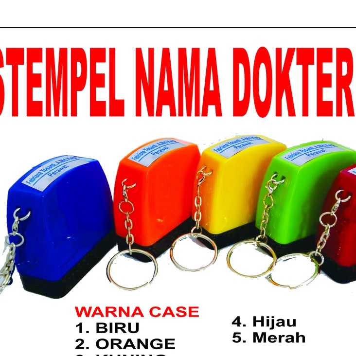 

KODE P39A stempel nama dan jabatan uk45x15