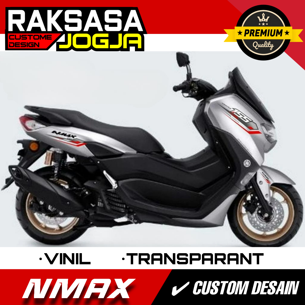 STRIPING NMAX NEW THAILAND TRANSPARAN BAHAN VINIL MAX DECAL 4