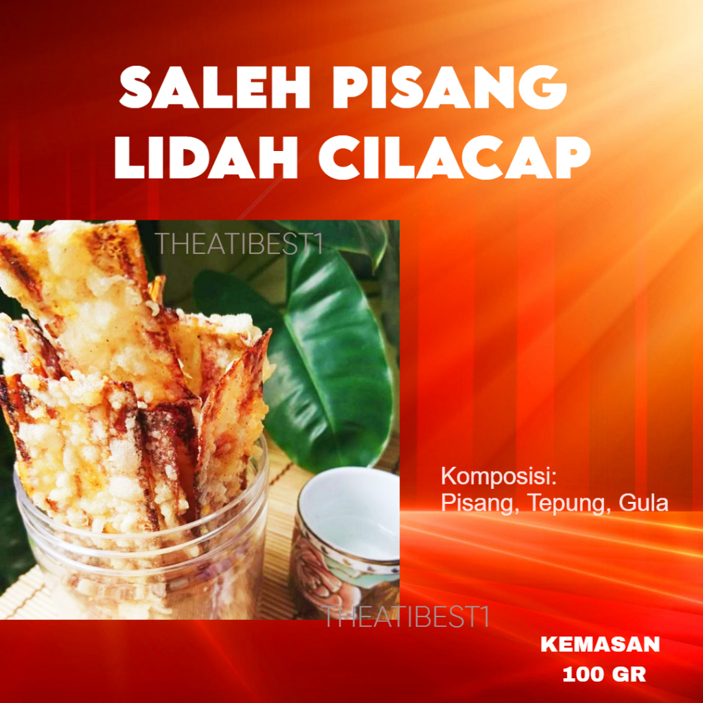 

Saleh Pisang Lidah Keripik Saleh Pisang Asli Cilacap kemasan 100g