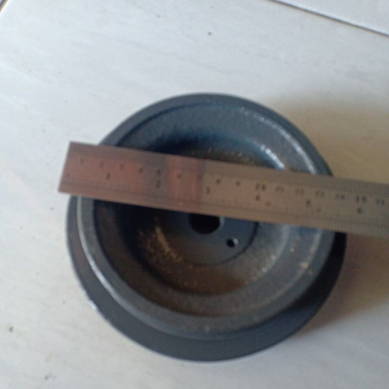 pulley fulley gardan Cultivator Yanmar Te 550n / EX Lingkaran 15 cm. as tengah 12.5 mm.