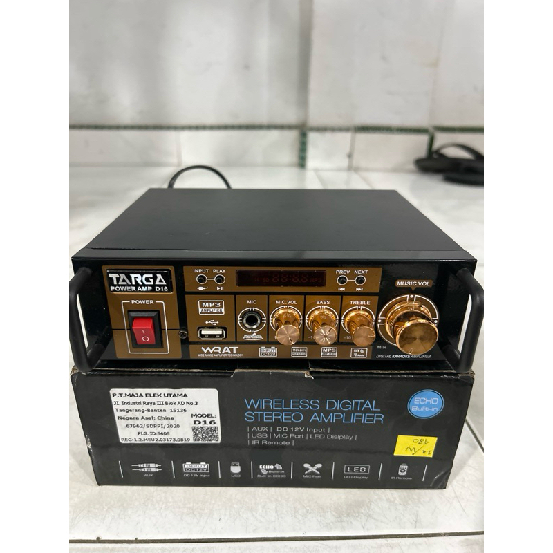 Amplifier  TARGA / Amplifier / Ampli Speaker /