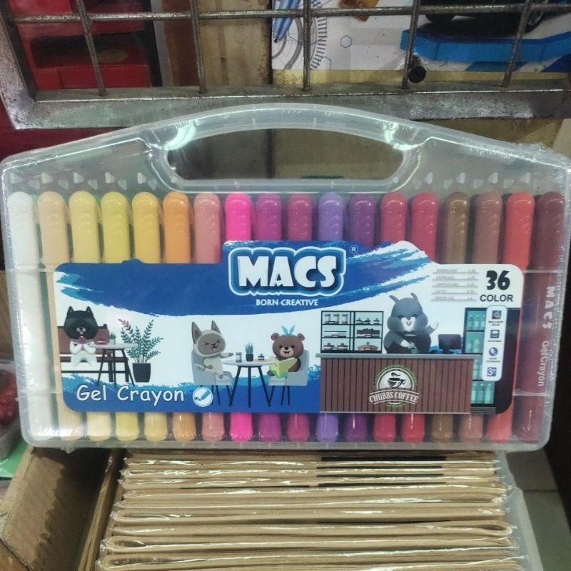 

macs gel crayon born creative 36 color / pcs