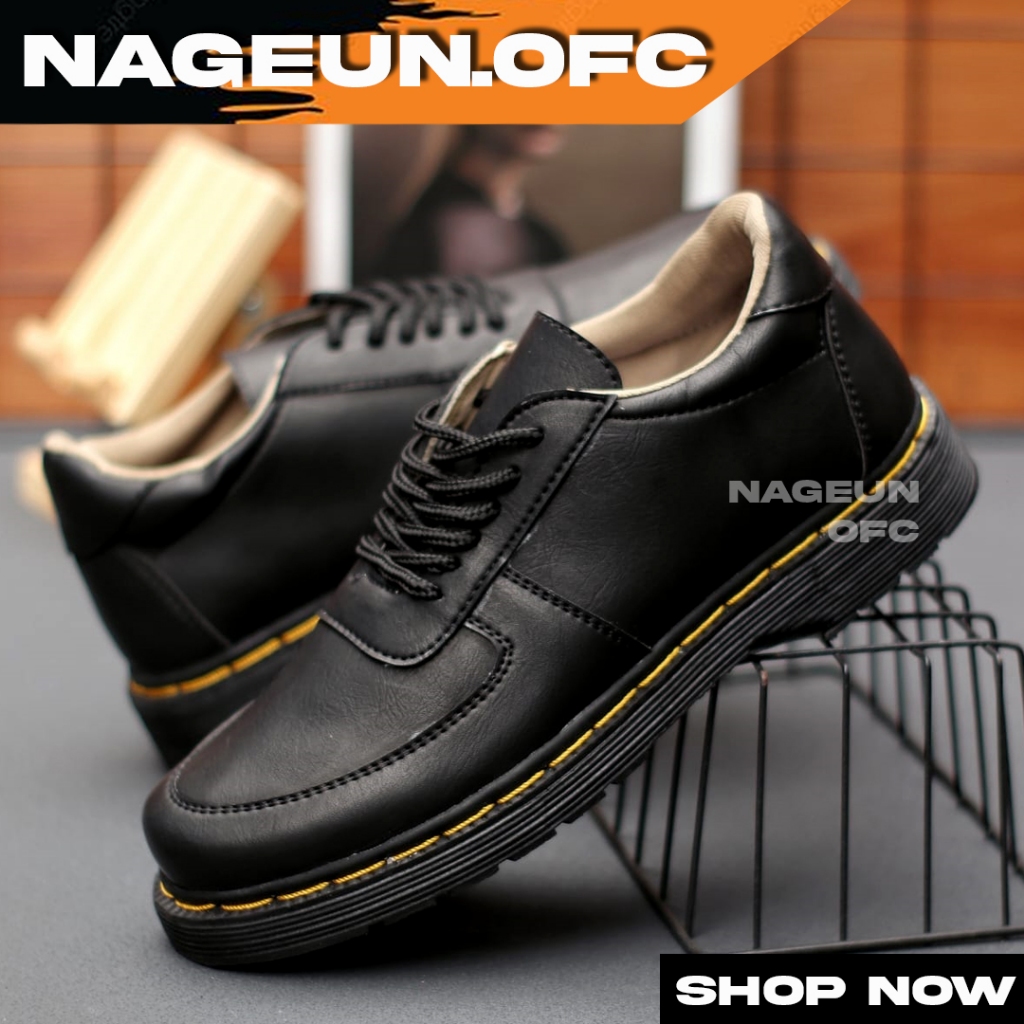 Jace Sepatu Docmart pria Original Casual Formal