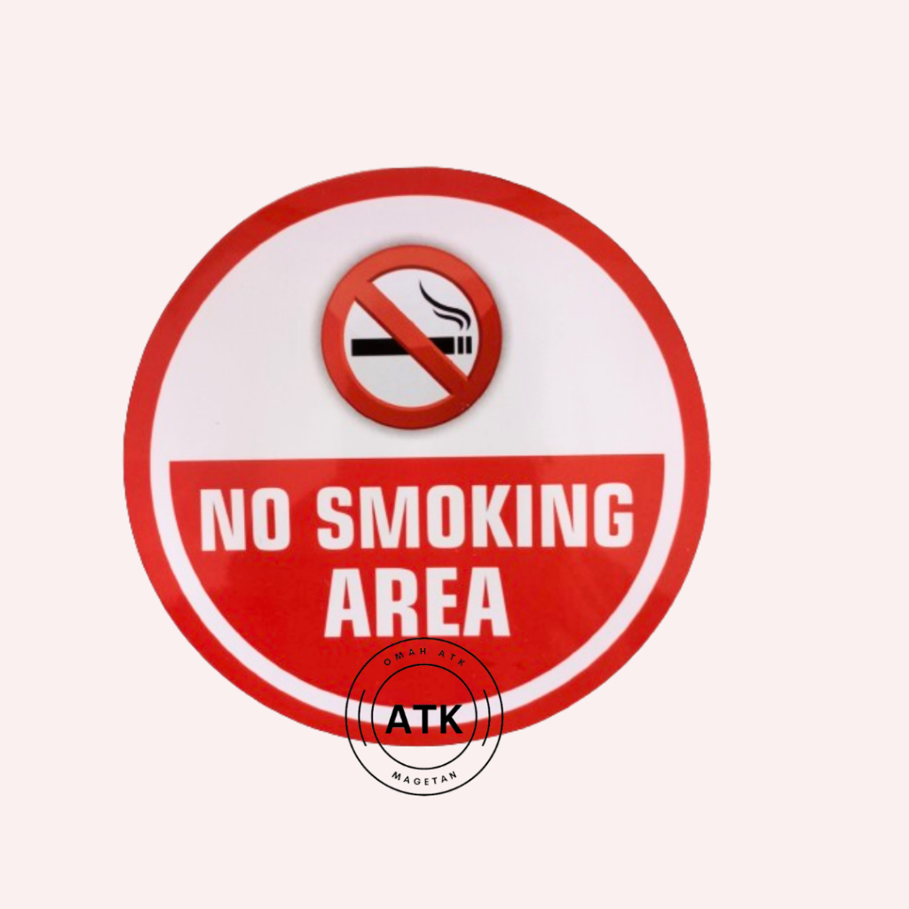

Stiker No Smoking Area - Dilarang Merokok - Terima Kasih Tidak Merokok