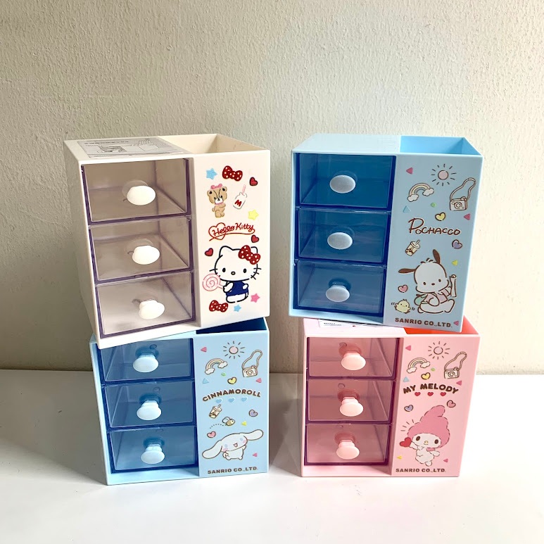 

Laci 3 Tingkat Pen Holder Karakter Kartun Kuromi My Melody Cinnamoroll Pompompurin Lucu Unik Gift Hadiah