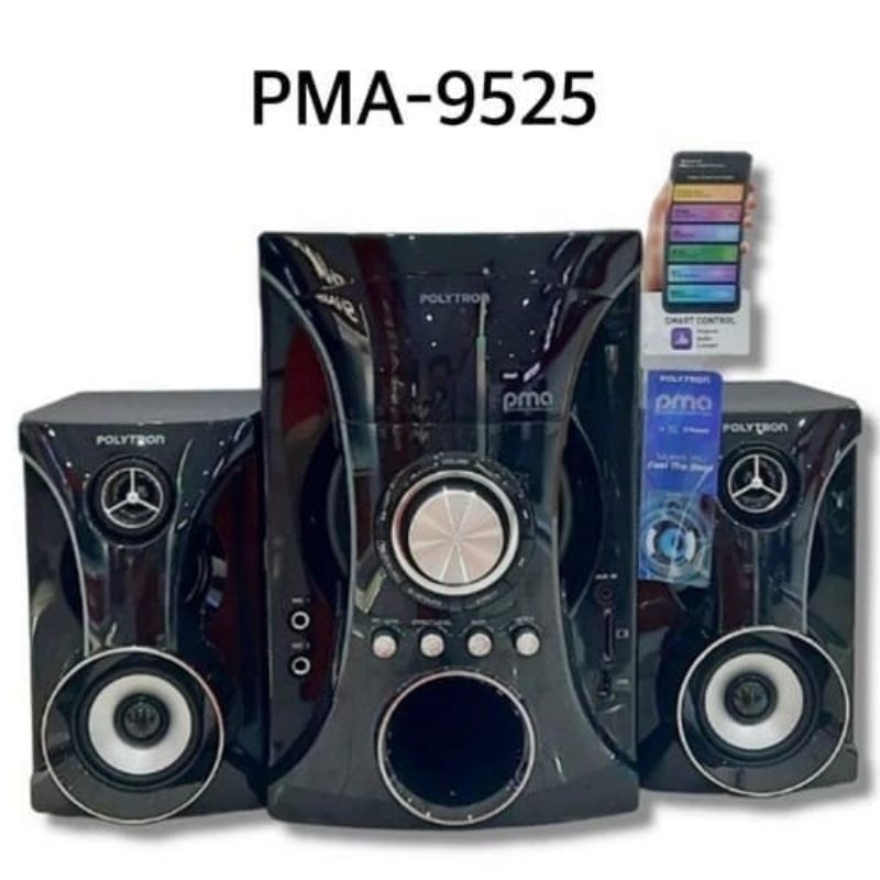 POLYTRON PMA 9525 SPEAKER AKTIF MULTIMEDIA BLUETOOTH 100% ORI