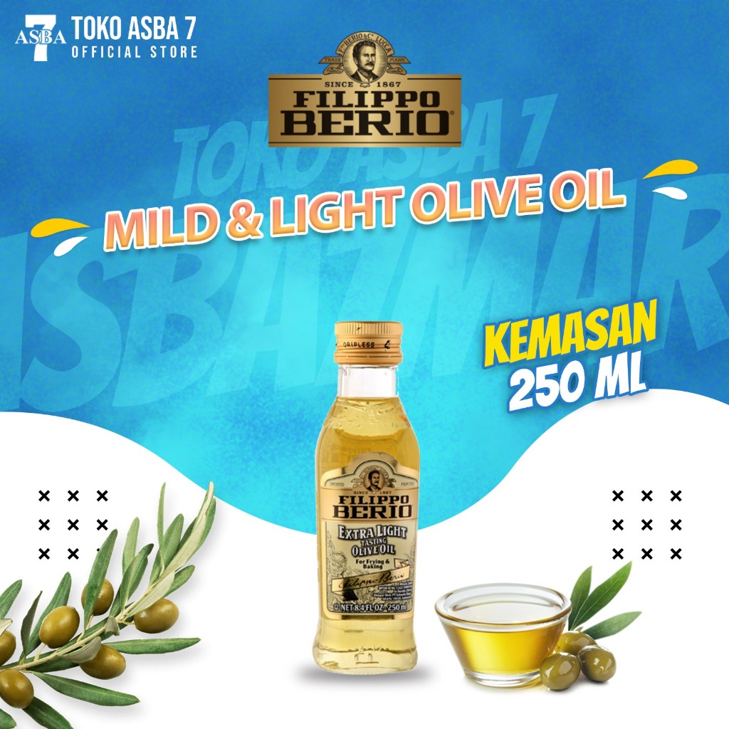 

FILIPPO BERIO EXTRA LIGHT OLIVE OIL 250ML