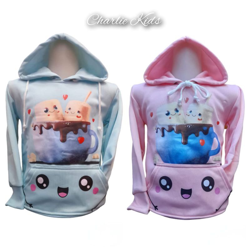 Sweater Anak Perempuan Marshmallow/Kids Sweater/Sweater Anak Perempuan/Sweater Anak Cewek Tebal/Swea