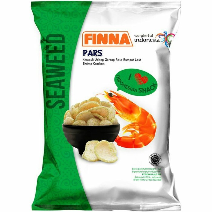 

Finna Snack Kerupuk Udang Pars Seaweed 40G