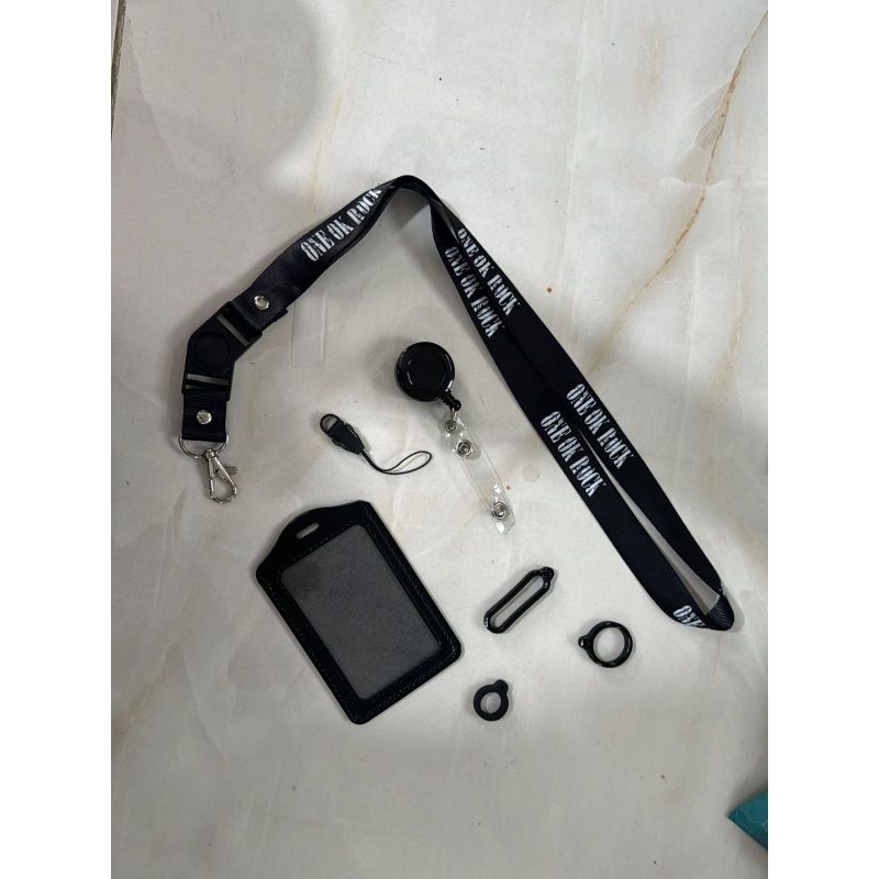 

Tali Lanyard ONE OK ROCK / Lanyard Hitam Premium lanyard anime cartoon kartun movie distro / gantungan kunci / gantungan id card / gantungan flashdisk / nametag hp name tag / gantungan pengait handphone 1