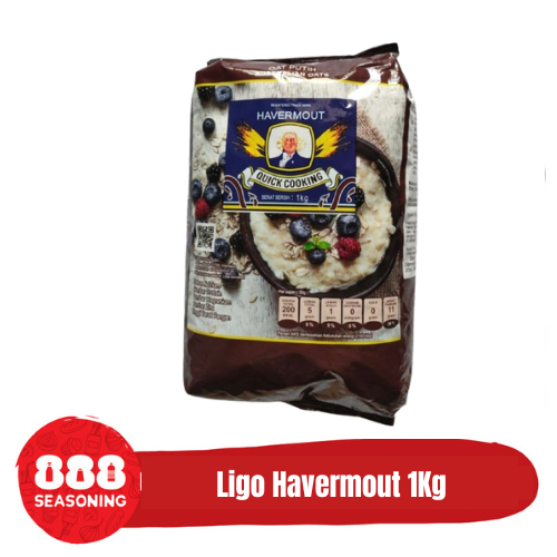 

Ligo Havermout Quick Cooking White Oats 1Kg 1000g