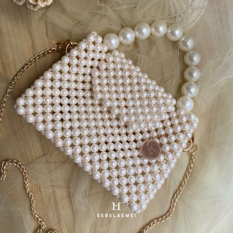 Sebelasmei - Carra Beaded Bag / Tas Manik / Tas Mutiara / Tas mute / Tas Mote