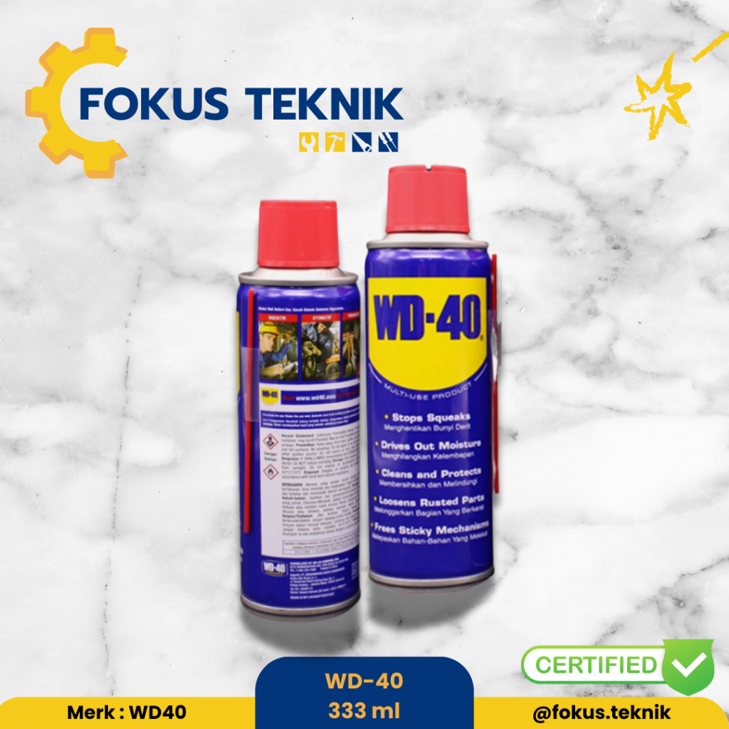 WD-40 / WD 40 / WD40 333 ml Lubricant Spray Anti Karat - Original - WD40 333 ml