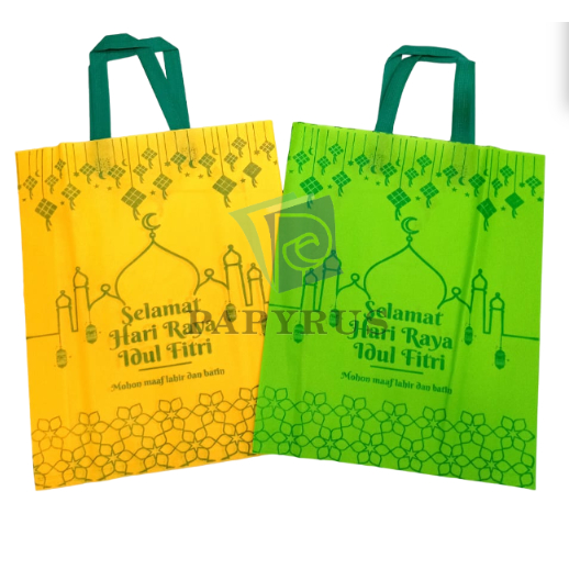 

TAS KAIN / GOODIE BAG KAIN / TAS BELANJA / TAS LEBARAN / TAS SPUNBOND LEBARAN JUMBO