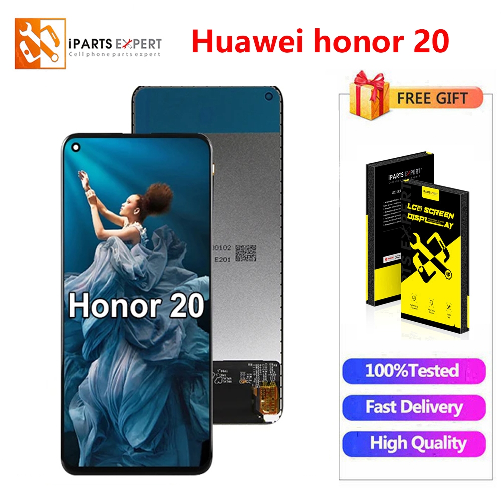 IPARTSEXPERT Original LCD For Huawei Nova 5T YAL-L21 Tampilan Rakitan Digitizer Layar Sentuh Tanpa B