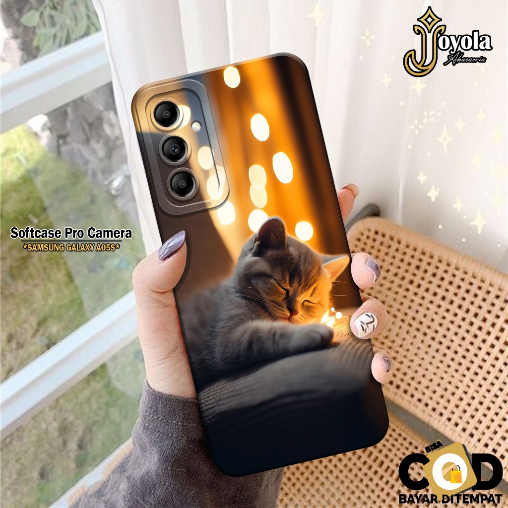 Case Samsung Galaxy A05S Terbaru Fashion Case Kucing Lucu Softcase Samsung Galaxy A05S JOYOLA Casing