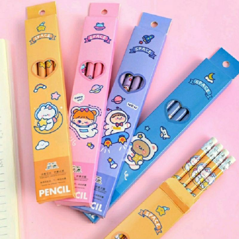 

Pensil Set isi banyak / Pensil Set alat tulis sekolah anak lucu / Pensil Set pack