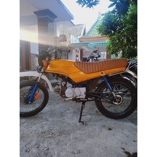 JOK HONDA WIN MODEL JAPSTYLE/CAFERACER KULIT JOK
