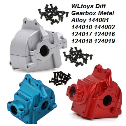 WLtoys Gearbox Case Metal 144001 144002 144010 124017 124016 124018 124019 124007