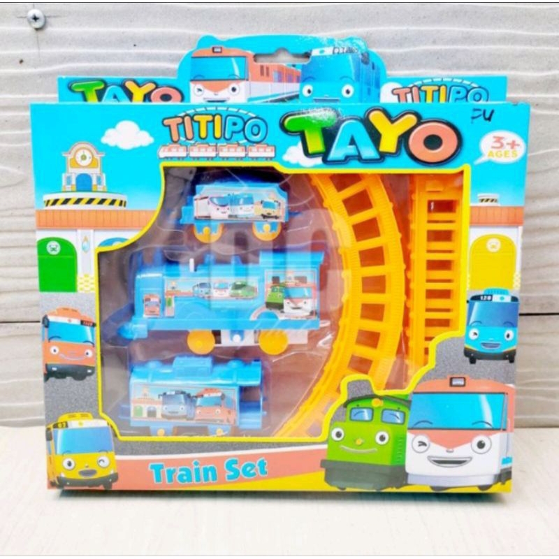 Train Set Titipo Tayo Mainan Rel Kereta Api