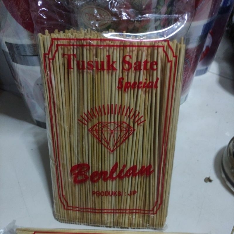Tusuk sate panda Wasuka / Tusuk sate import berkualitas @ 400gram