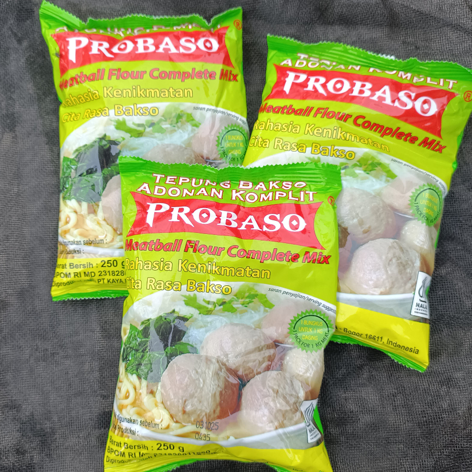 

Probaso Tepung Bakso adonan komplit 250 g Rahasia kenikmatan cita rasa Bakso