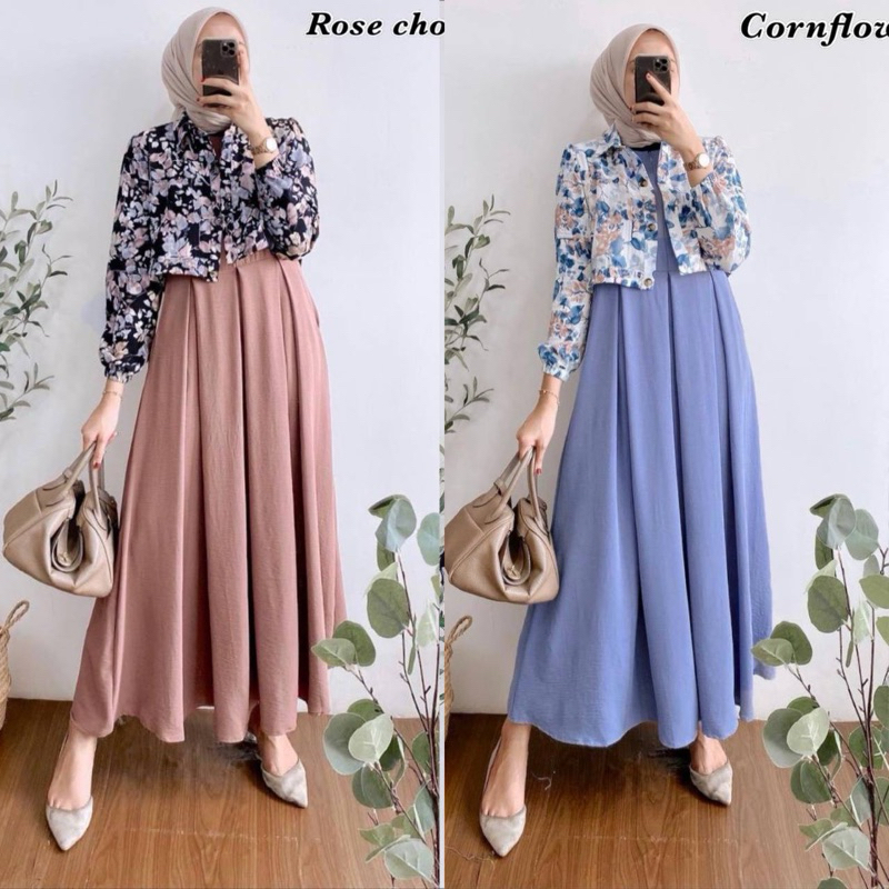 GAMIS RAYON KAFTAN LEBARAN/KAFTAN RAYON ORIGINAL BATIK PEKALONGAN TERBARU