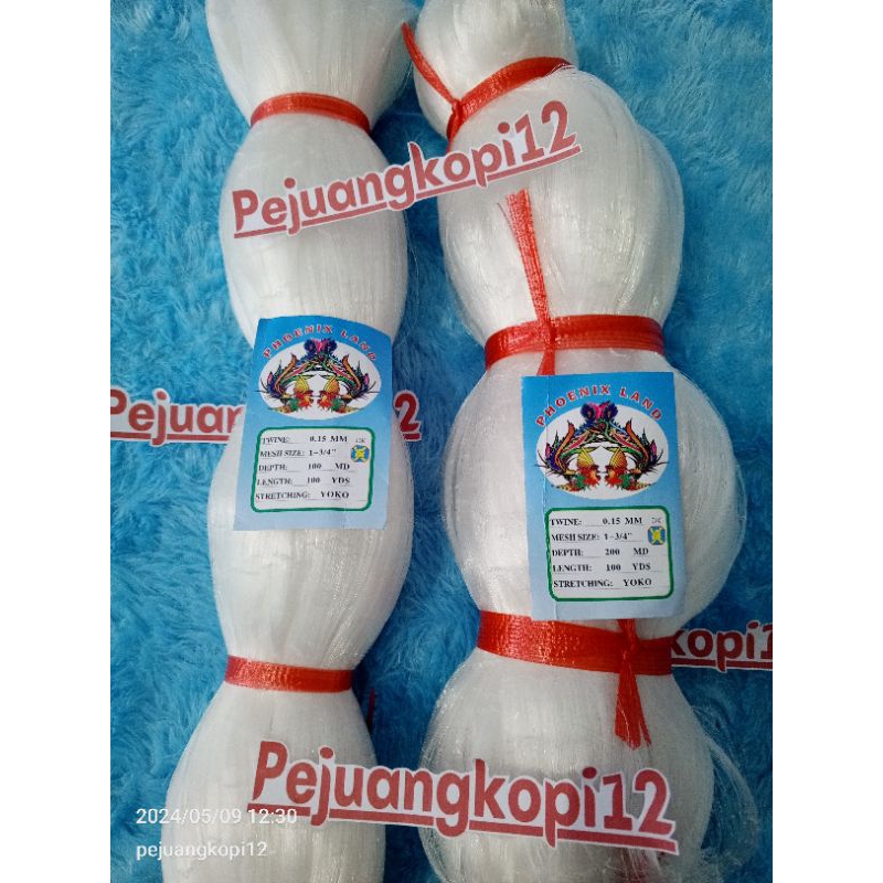 Ratoo Jaring Burung Emprit 10 X 90 Meter / Jaring Burung Sawah / Jaring Burung Pelindung Padi