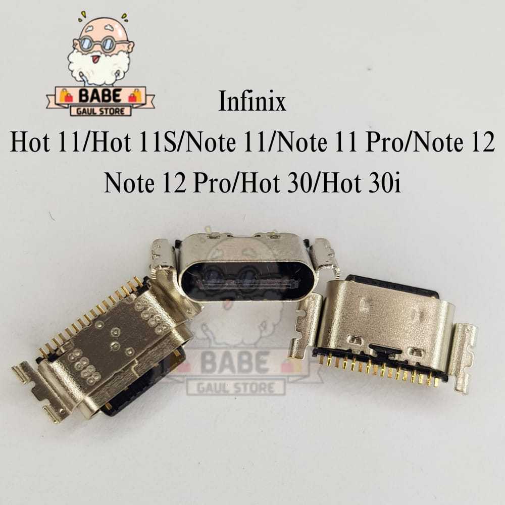 KONEKTOR CAS INFINIX HOT 11/11S NOTE 11/11 PRO/12/12PRO HOT 30 30i CONNECTOR CHARGER PORT PLUG IN