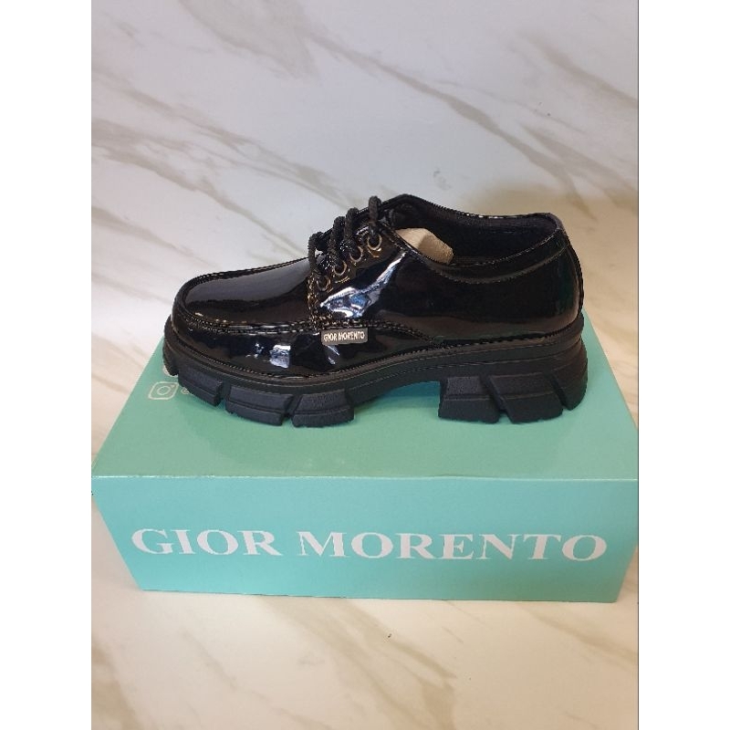 SEPATU OXFORD,LOAFER,DOCMART PEREMPUAN GIOR MORENTO TH 301 BLACK 36-40