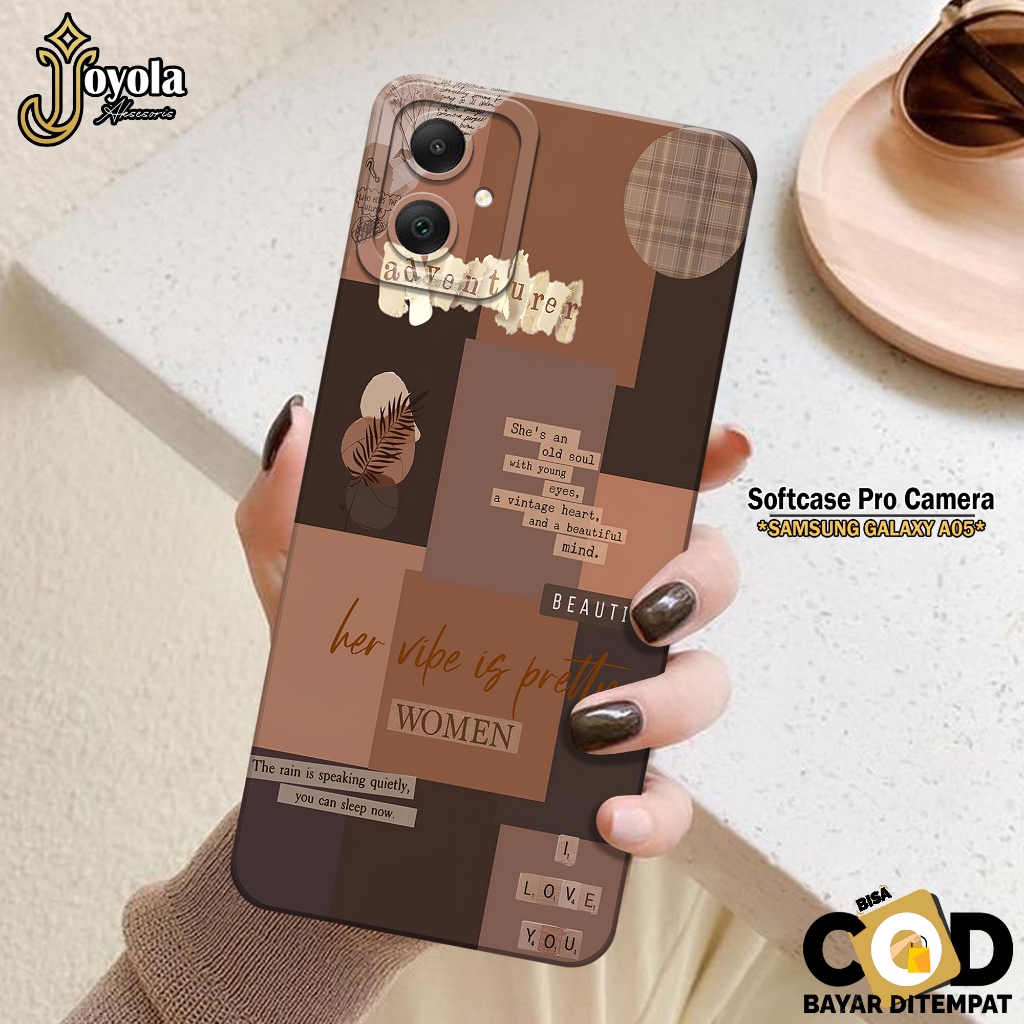 Case Samsung Galaxy A05 Terbaru JOYOLA Fashion Case Aesthetic Softcase Samsung Galaxy A05 Casing Sam