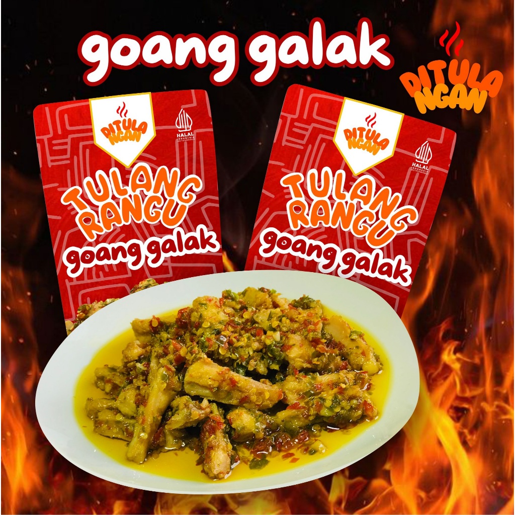 

Tulang rangu Sambel Goang Galak pedesnya nampol