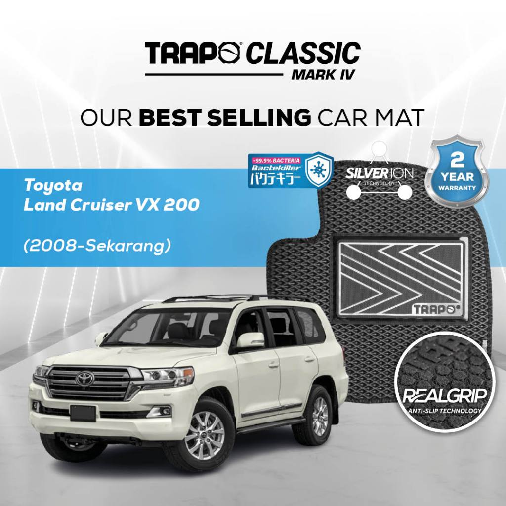 Karpet Mobil Trapo Classic Mark IV Toyota Land Cruiser VX 200 (2008-Sekarang)