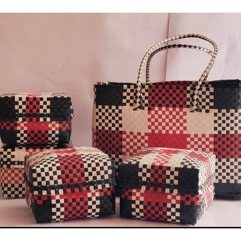 (TERLARIS) KEBEN SET 4 / KEBEN KACA MONOKROM / KEBEN BALI / KEBEN MURAH