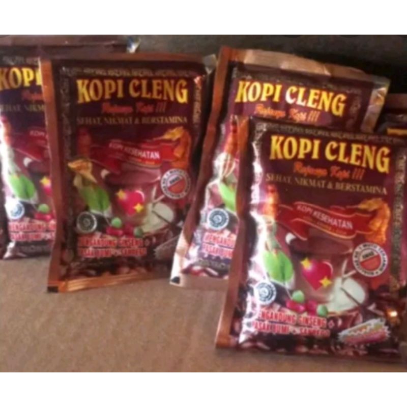 

Bubuk kopi tinggal seduh tunggu hangat langsung minum biarCleng/isi 5 sachet
