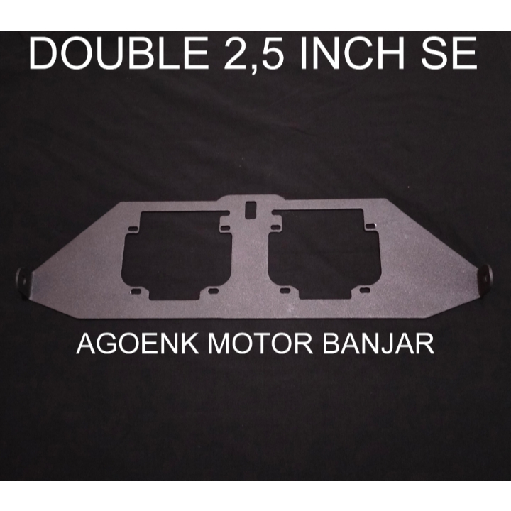 PROMO BREKET LAMPU PROJIE BILED PCX 150/PCX 160 DOUBLE 2.5 INCH AES