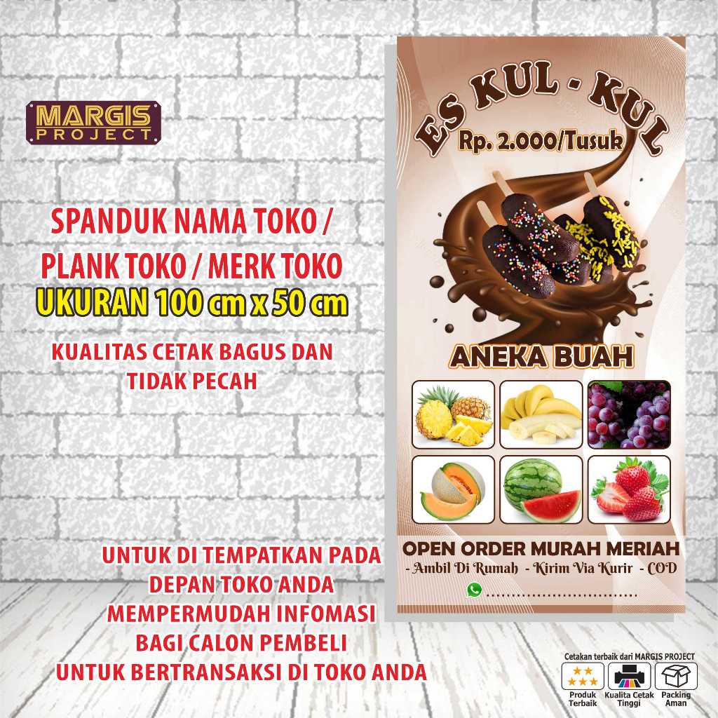 COD SPANDUK ES KUL - KUL