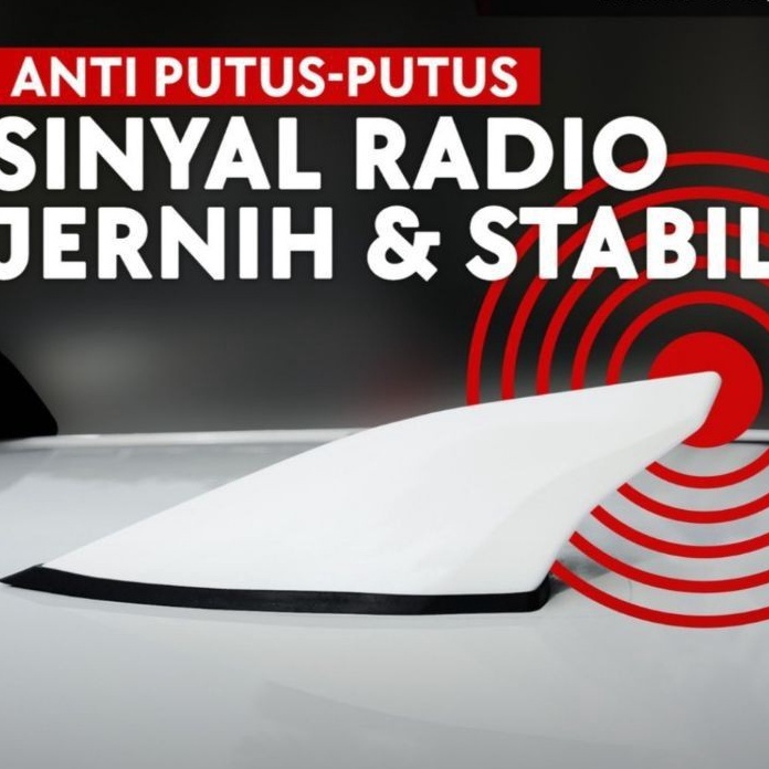 Serbuuuu antena mobil sirip hiu all new Brio