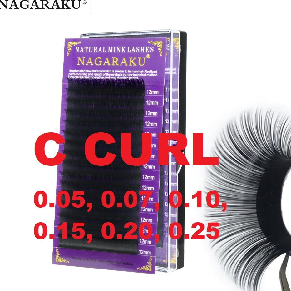 Nagaraku Eyelash Extension  Tanam Bulu Mata C Curl