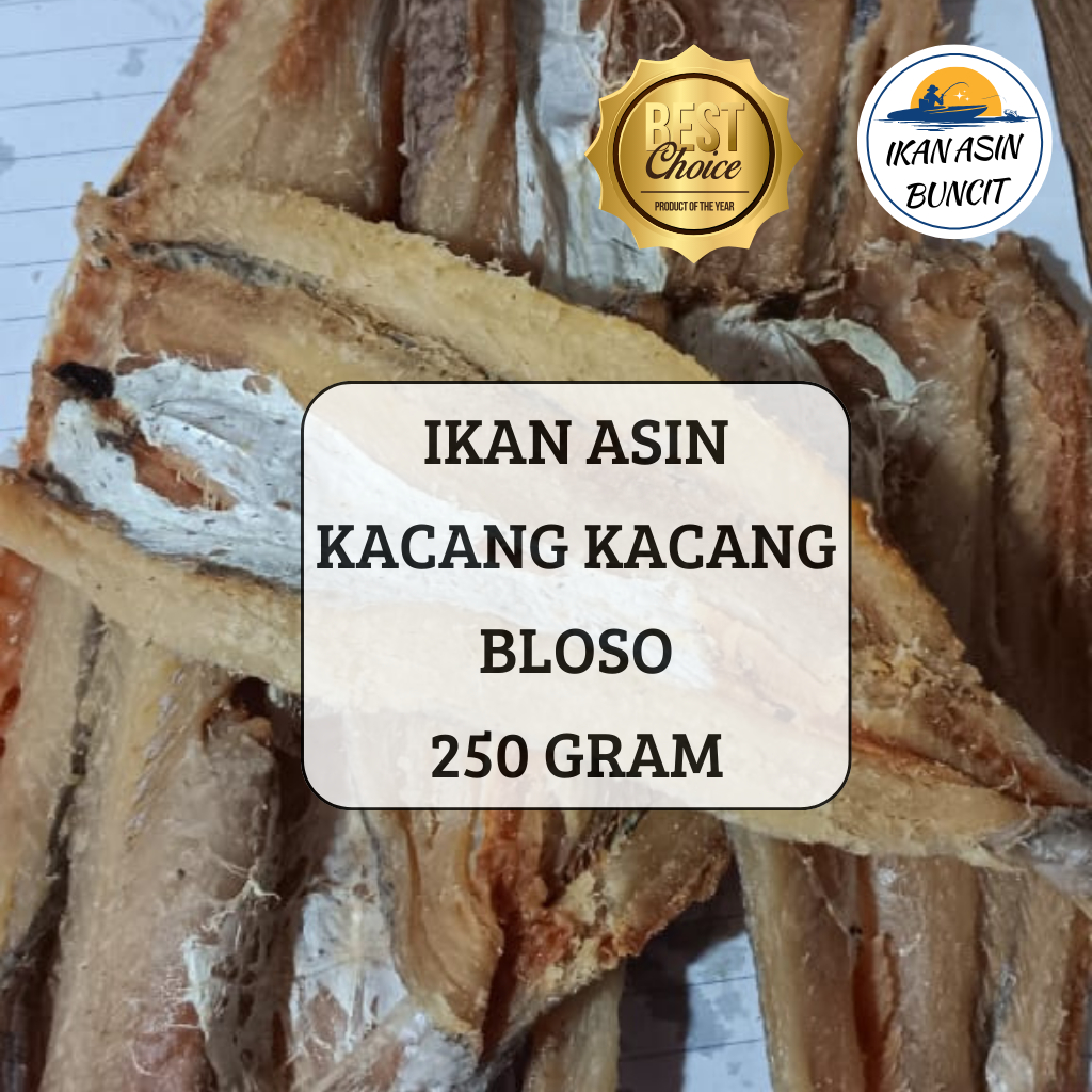 

IKAN ASIN KACANG KACANG BLOSO 250 GRAM