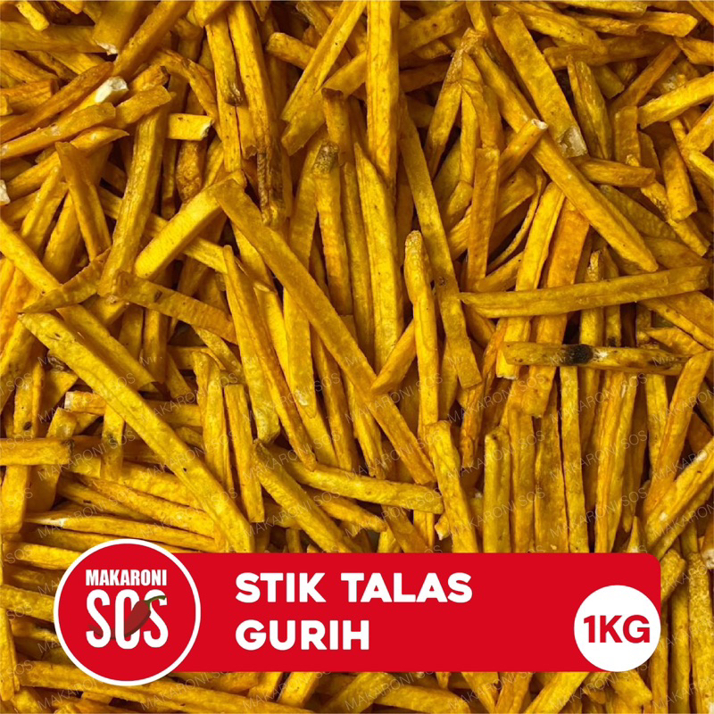 

Stik Talas / Keripik Bote 1KG Rasa ORI Gurih Original Renyah Stik Talas Tela Tela