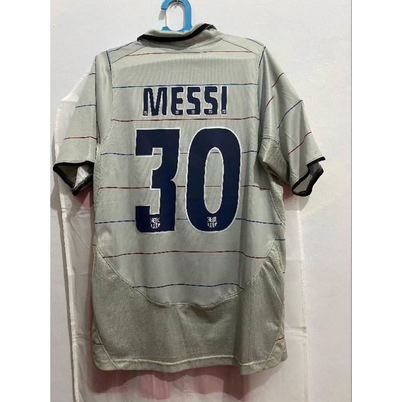 jersey barcelona away 2003 nameset messi