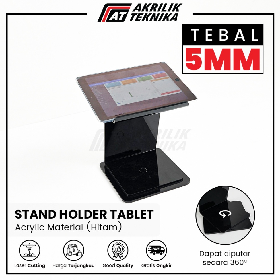 Harga Murah Dudukan iPad  Standing Tablet Meja Kasir