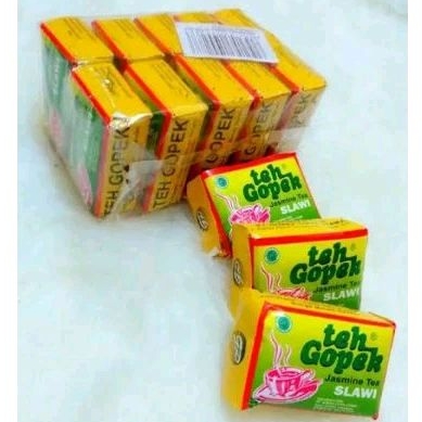 

TEH GOPEK JASMINE TEA ISI 50pcs / TEH GOPEK SLAWI/ TEH GOPEK